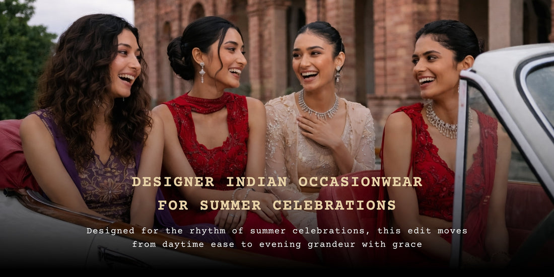 Designer Indian Occasionwear for Summer Celebrations: