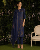 Midnight Blue Straight-placement suit