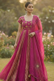 Magenta buta anarkali