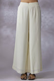 Ivory georgette embroidered kurta set
