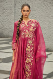 Magenta Chanderi Suit - Shreeka