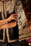 Black Embroidered Silk Jacket - Shreeka